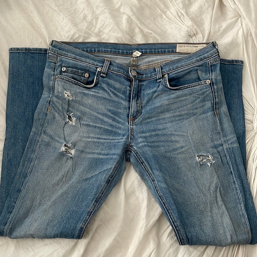 Rag and bone straight leg jeans